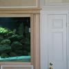 Columns and matching trim to the existing room
