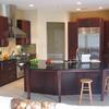 New contemporary kitchen in dark stained Cherry 